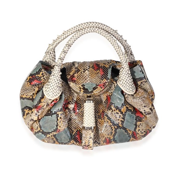 Fendi Multicolor Python Spy Bag - Picture 1 of 7